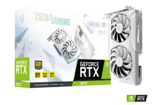 کارت گرافیک زوتک مدل ZOTAC GAMING GeForce RTX 3070 Twin Edge OC LHR white Edition 8GB